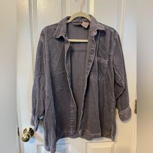 Corduroy button up